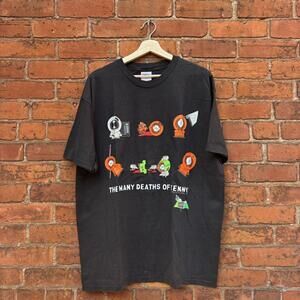 vintage South Park the many deaths of Kenny t shirt 1998 XL